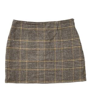 Forever 21 wool blend mini skirt size large